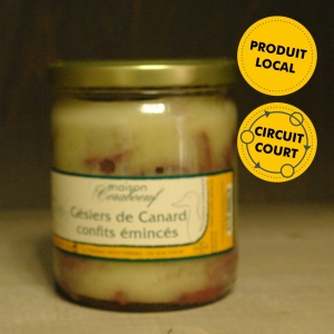 Maison Coraboeuf - gésiers de canard confits émincés