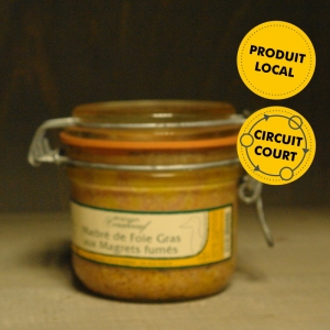 Maison Coraboeuf - marbré de foie gras au magrets fumés