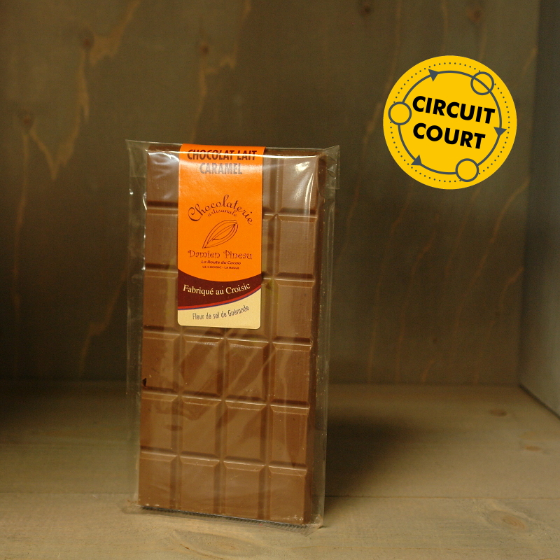 La Route du Cacao - tablette de chocolat lait caramel 90g