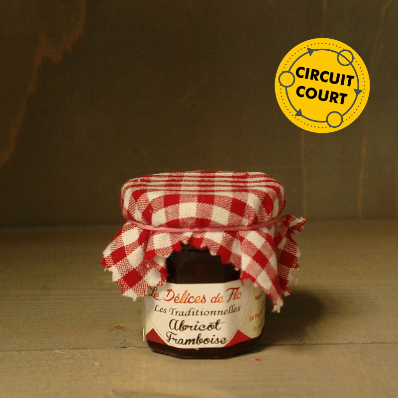 Les Délices de Flo - les traditionnelles - abricot framboise 50g