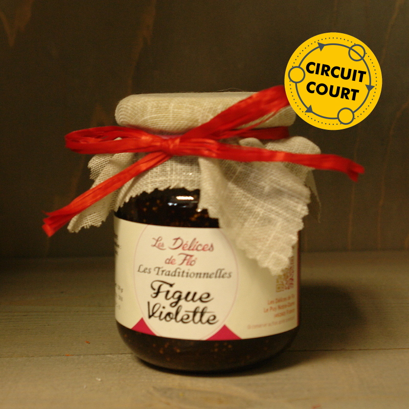 Les Délices de Flo - les traditionnelles - figue violette 280g