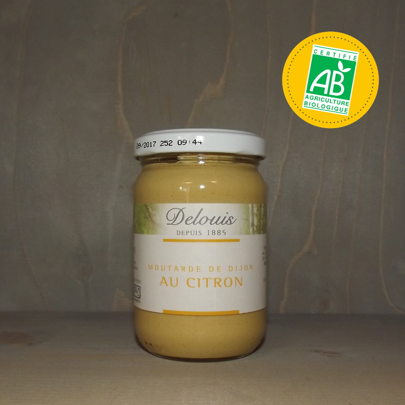 Moutarde de Dijon au Citron AB