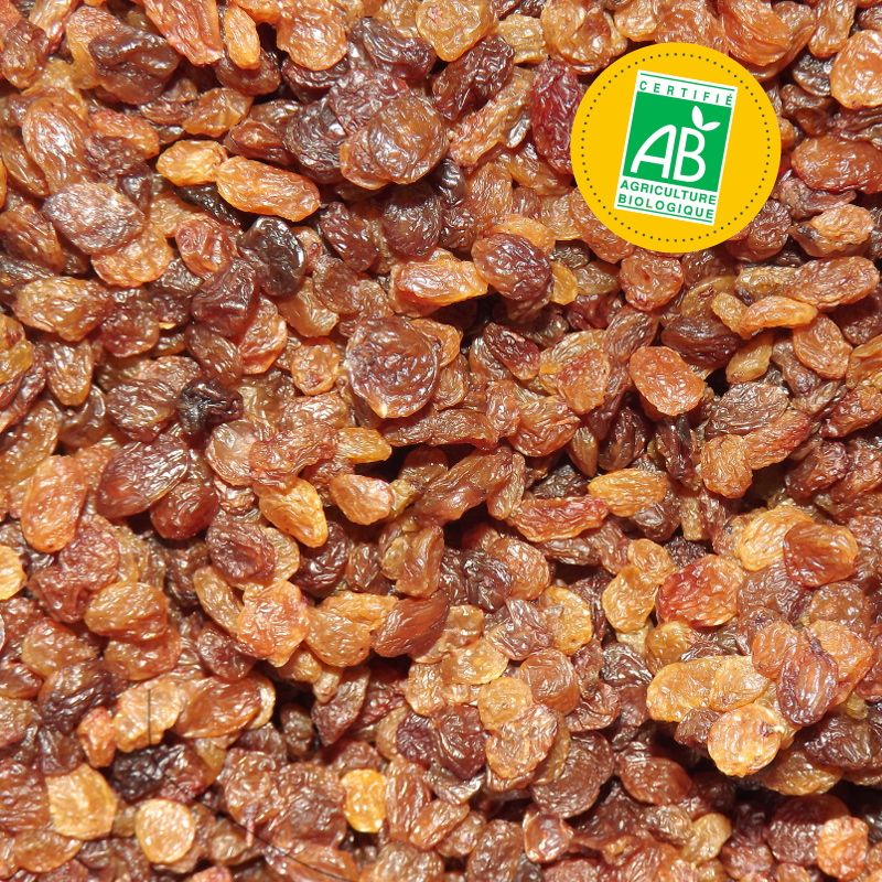 Raisins secs (vrac, portion de 100g) - Épicerie Associative Envie de Saveurs