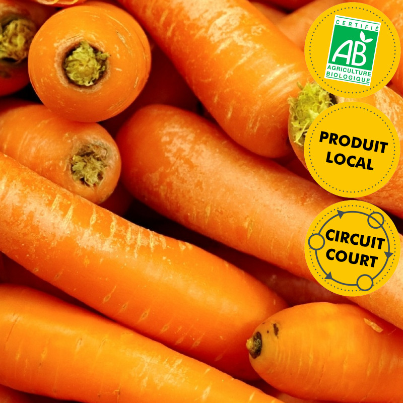 Carottes biologiques La Source (vrac, portion de 100g)