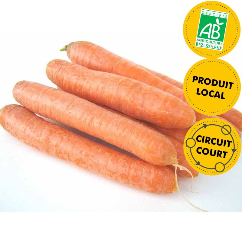 Carottes biologiques vrac Boré Charruau